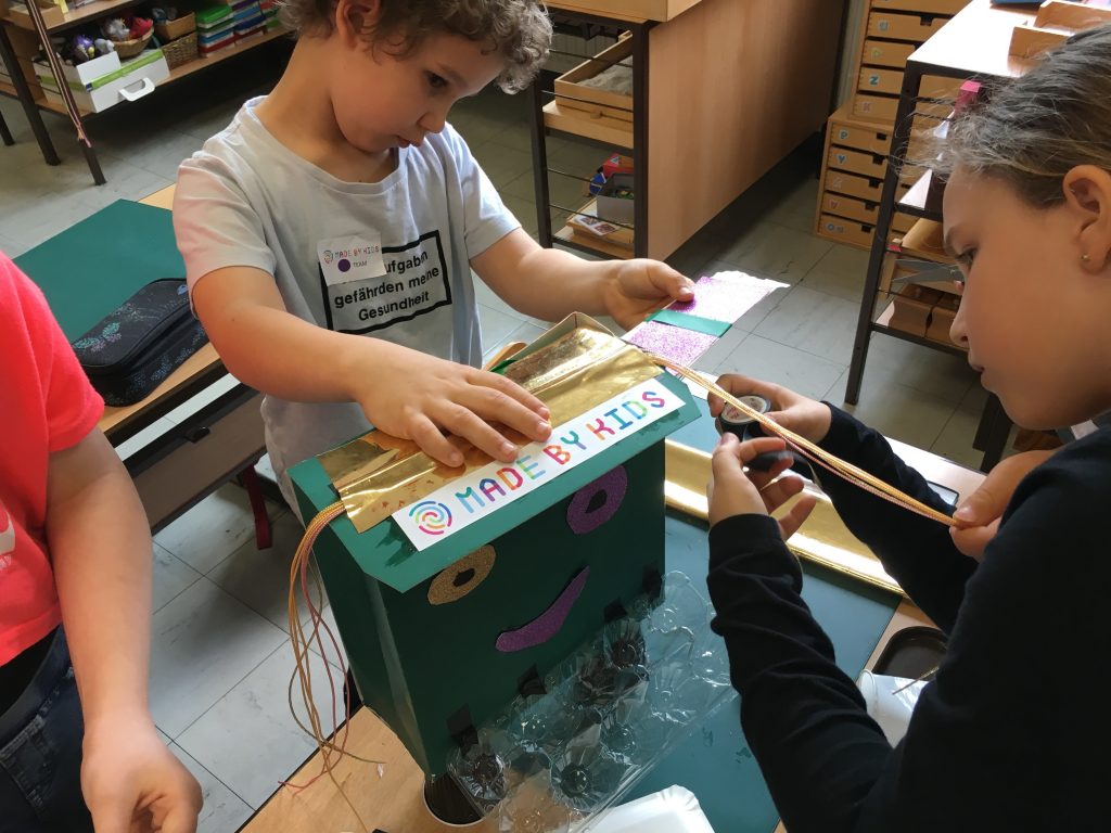 Eindruck vom ersten #MadeByKids-Workshop Design Thinking for Kids
