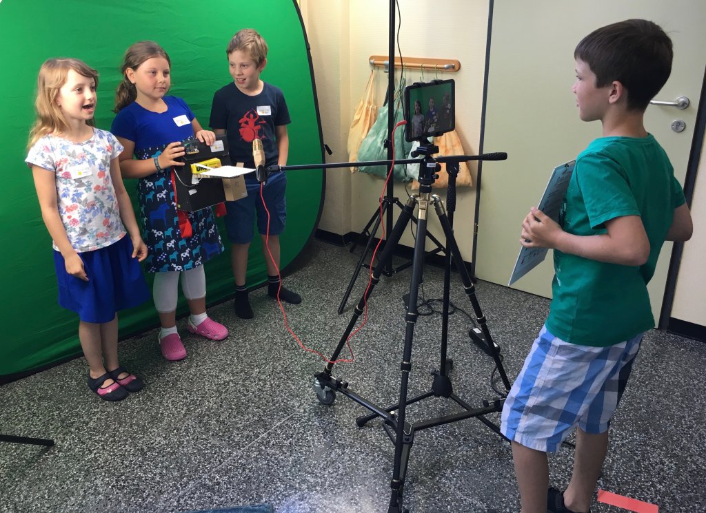 Eindruck vom #MadeByKids-Abschlussworkshop an der PH Wien